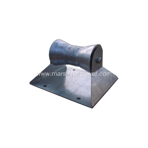 Economical 90mm Pressed Steel Pipe Cable Roller